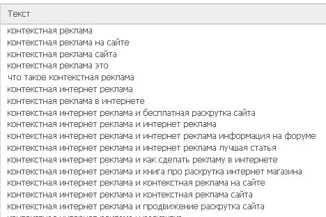 генерация анкоров сервисом webeffector.ru