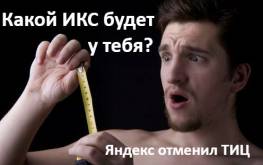 Яндекс Отменил ТИЦ! Какой размер ИКСа будет у Вашего сайта?